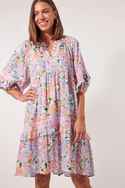 Flora Lace Dress - Salt Hydrangea