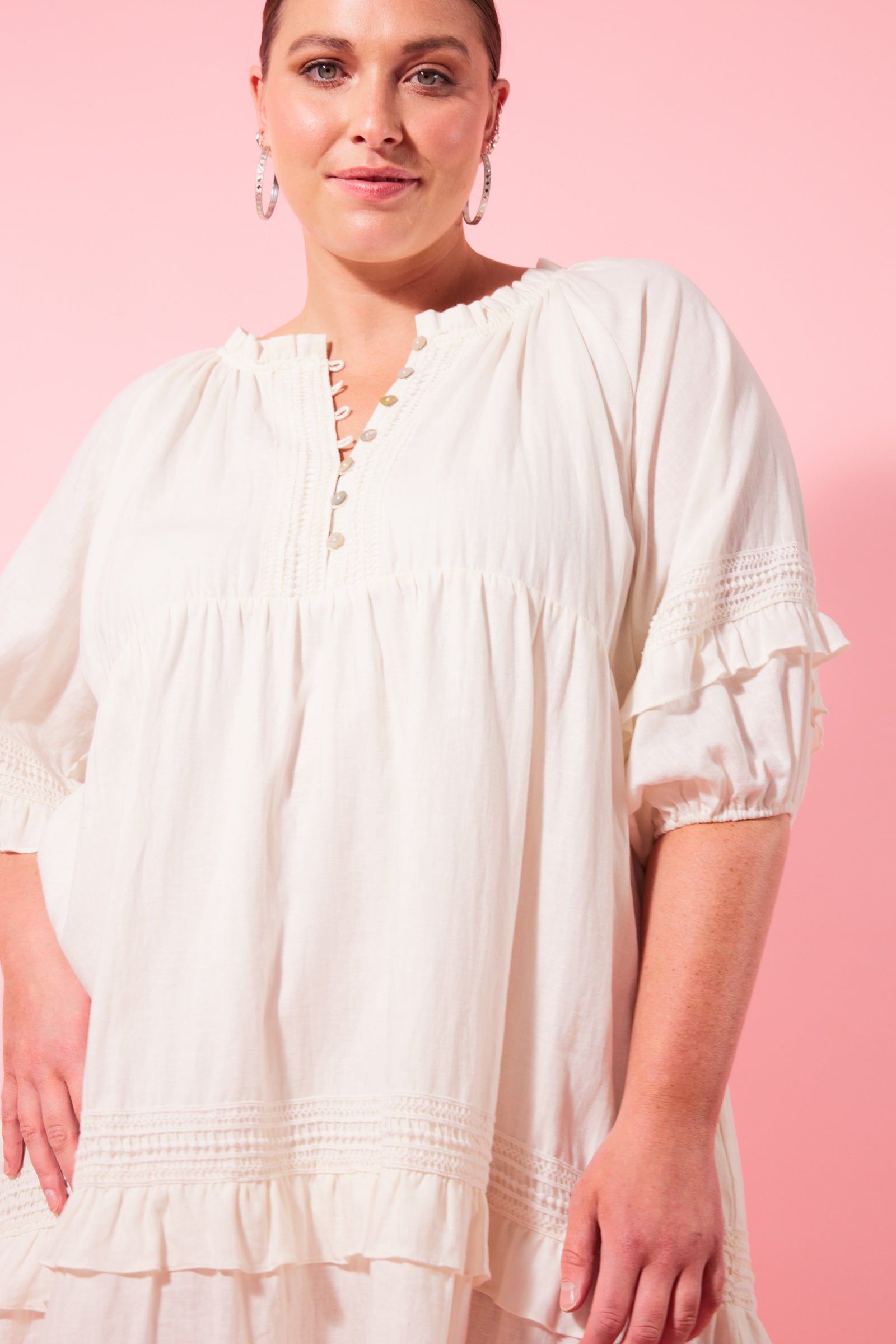 Flora Lace Dress - Lotus