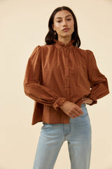Odette Blouse - Caramel