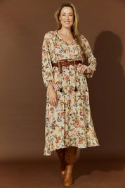 Flourish Maxi Dress - Fawn