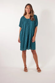 Parterre Dress - Teal