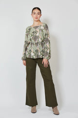 Coppola Blouse - Evergreen Muse