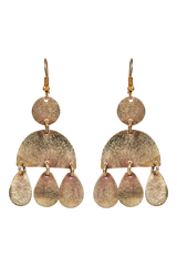 Marquee Earring - Brass