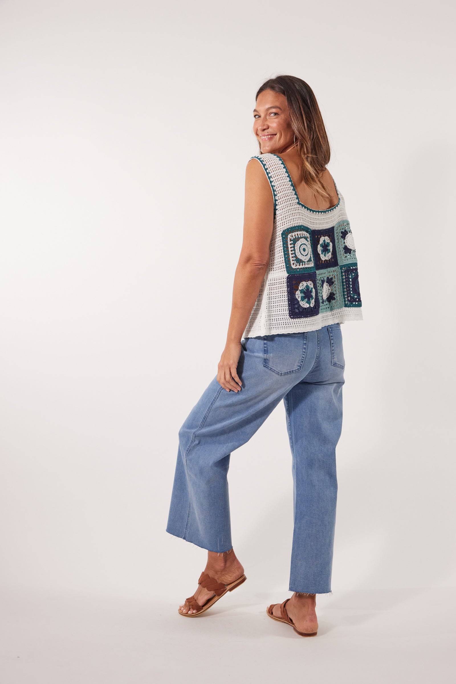 Posy Top - Teal