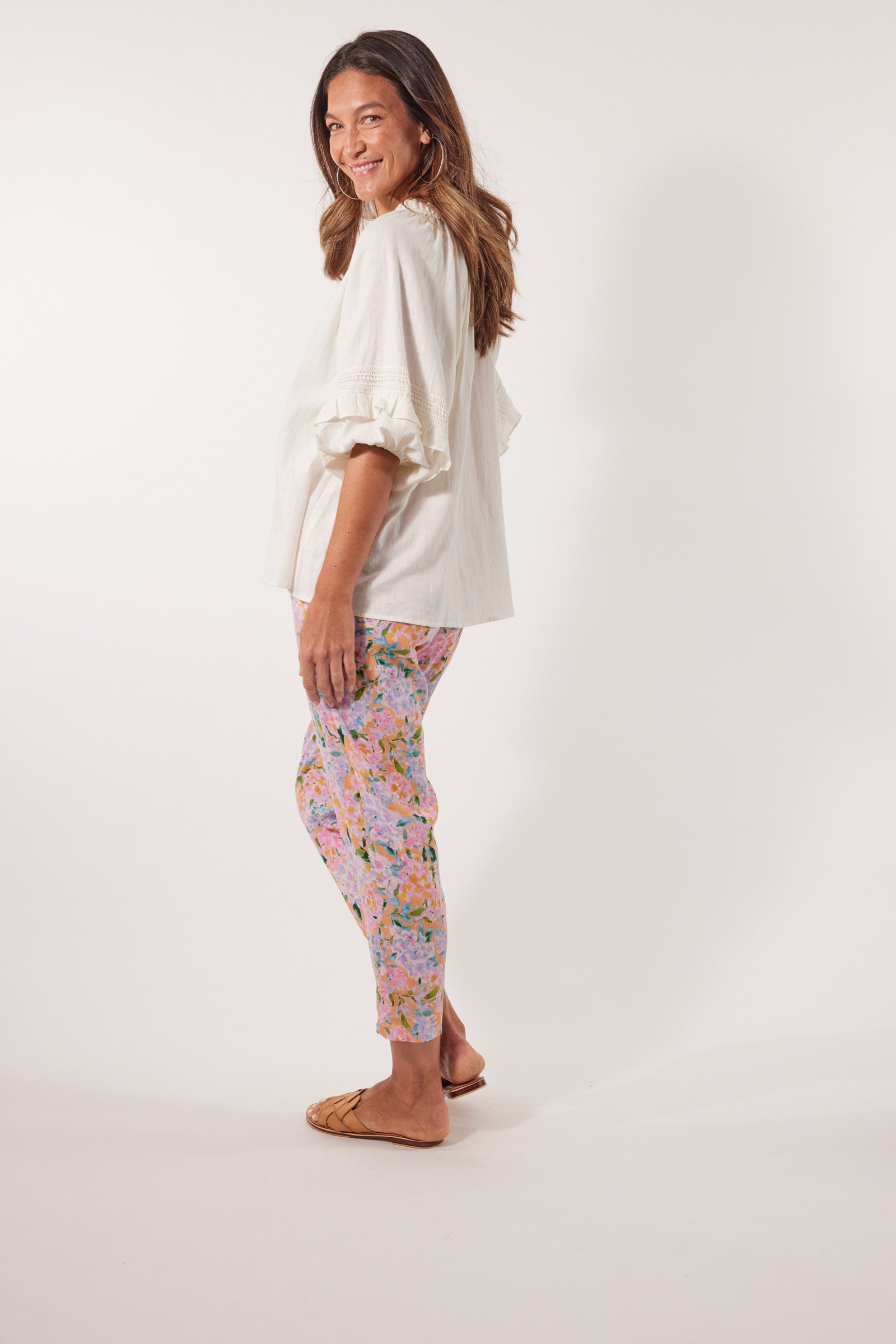 Flora Lace Top - Lotus