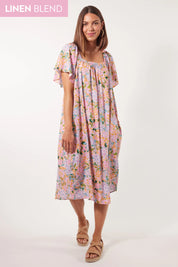Flora Dress - Sunset Hydrangea