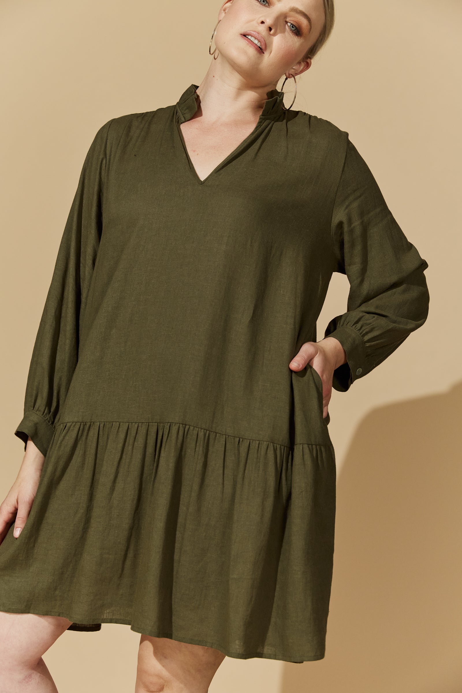Honour Top / Dress - Evergreen