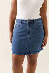 Margot Denim Skirt - Denim