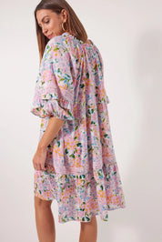Flora Lace Dress - Salt Hydrangea