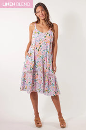 Flora Tank Dress - Salt Hydrangea