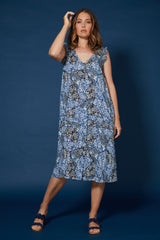 Cascara Button Dress - Baha