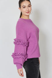 Garland Ruffle Jumper - Lilac