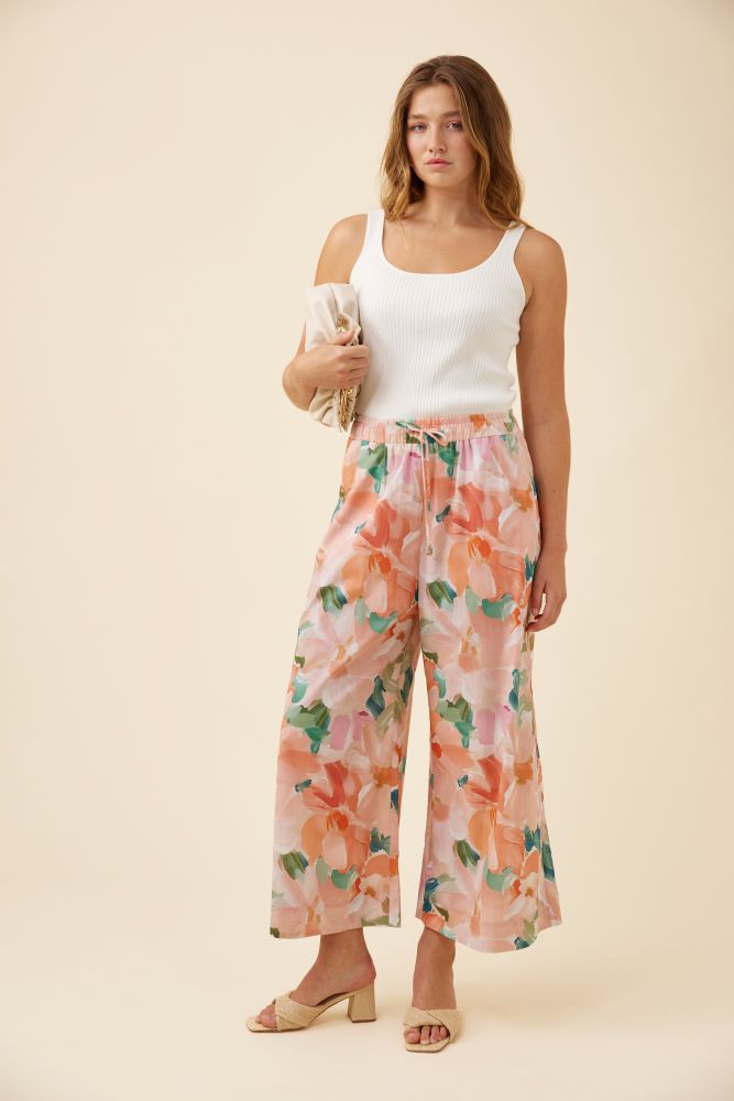 Rosa Pant - Floral