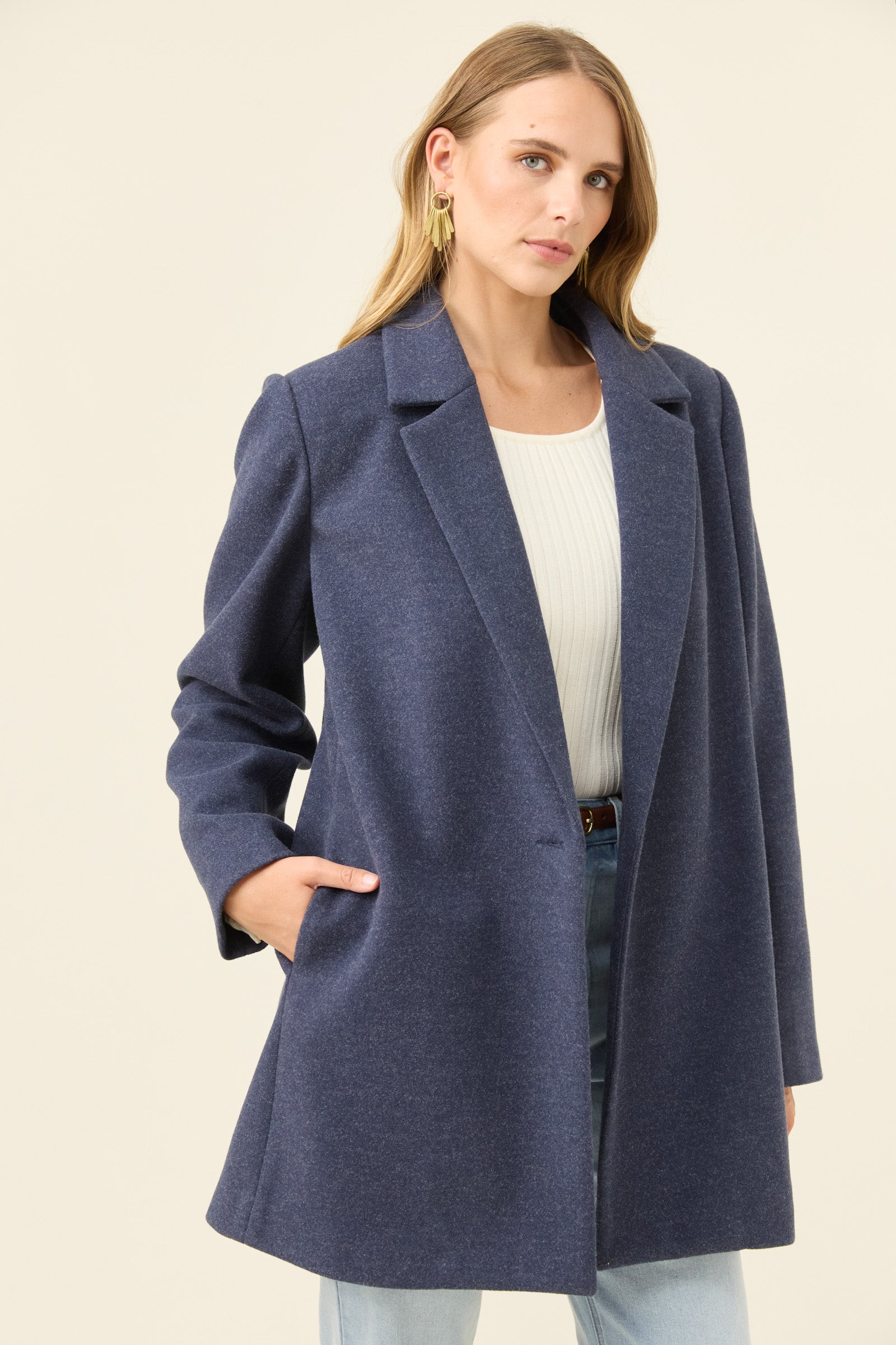 Kali Coat  - Navy