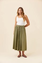 Rosa Maxi Skirt - Sage