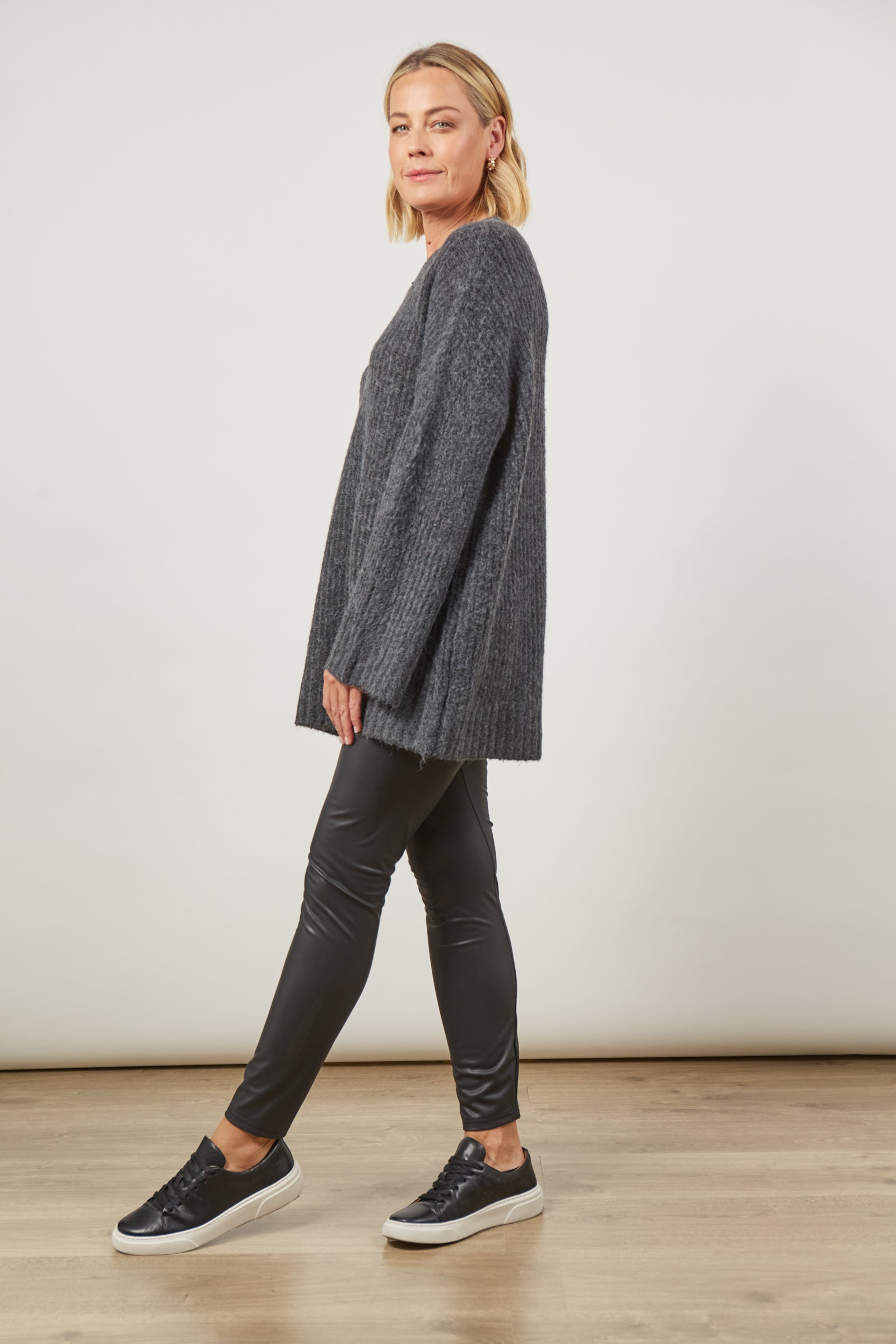 Avenue Oversize Jumper - Ash