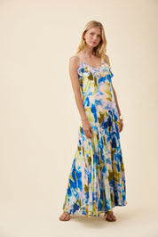 Frida Tank Maxi Dress - Watercolour