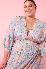 Botanical Relax Dress - Salt Hydrangea