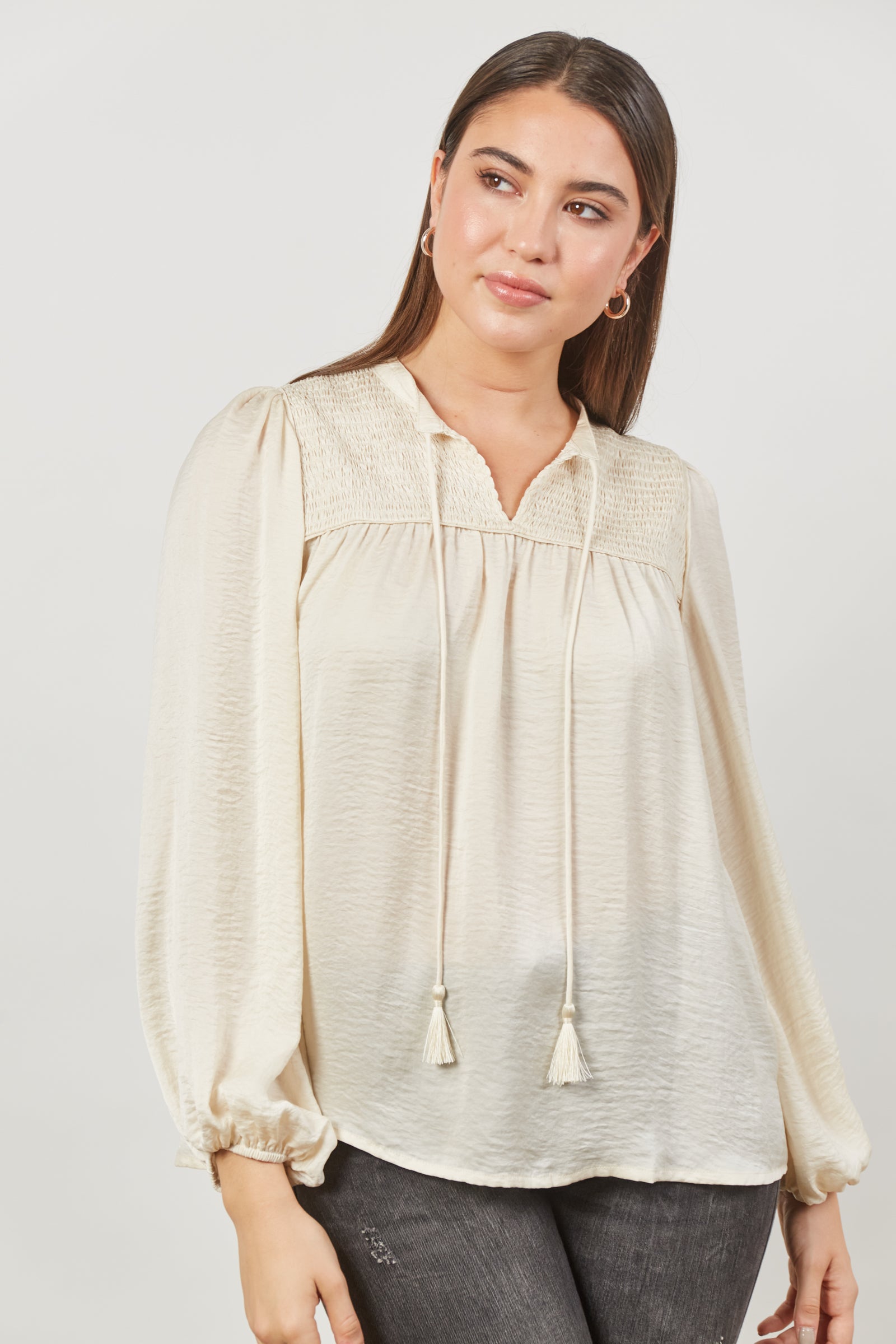 Romance Blouse - Creme
