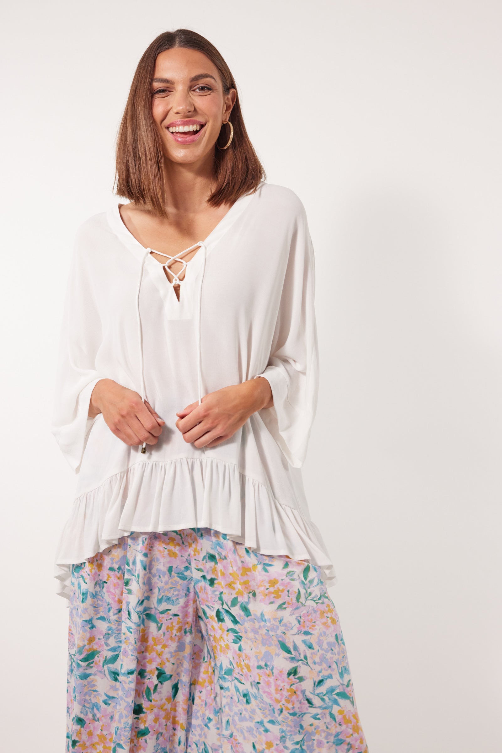 Botanical V Relax Top  - Lotus