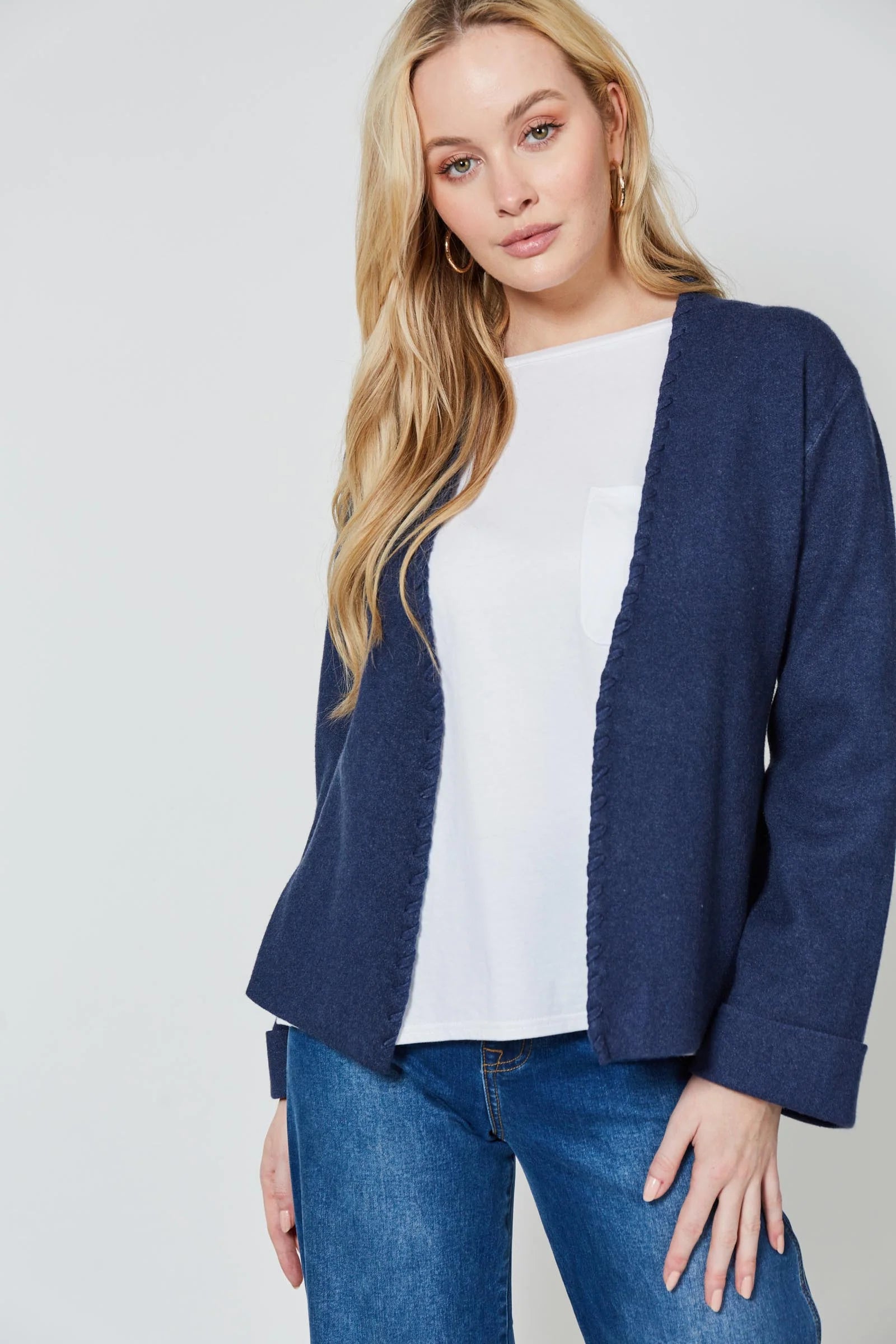 Ines Tie Cardigan - Yale