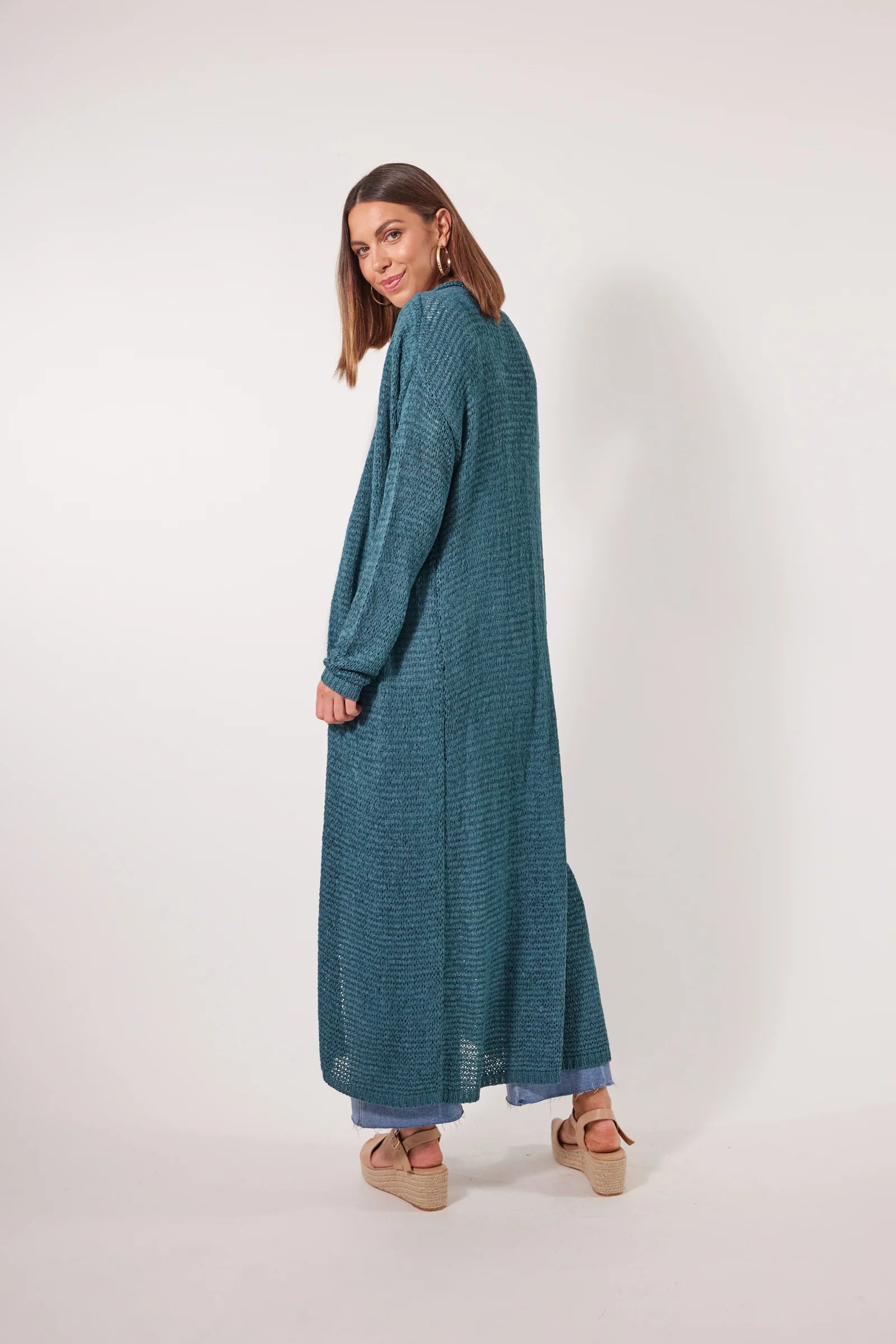 Marquee Cardigan - Teal