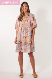 Flora Lace Dress - Sunset Hydrangea